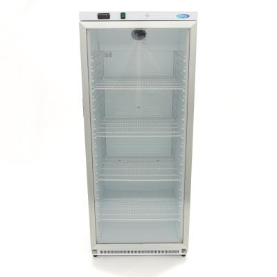 Maxima Lednice - 600 l - bílá - se skleněnými dveřmi |  09405030